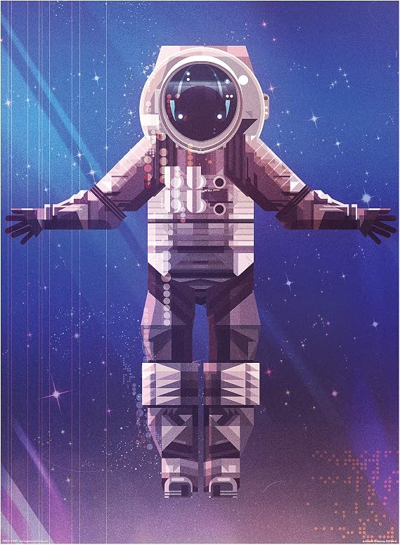 Genuine Fred Astronaut by James Gilleard, 500 piece Puzzle, Multicolored (5281200)