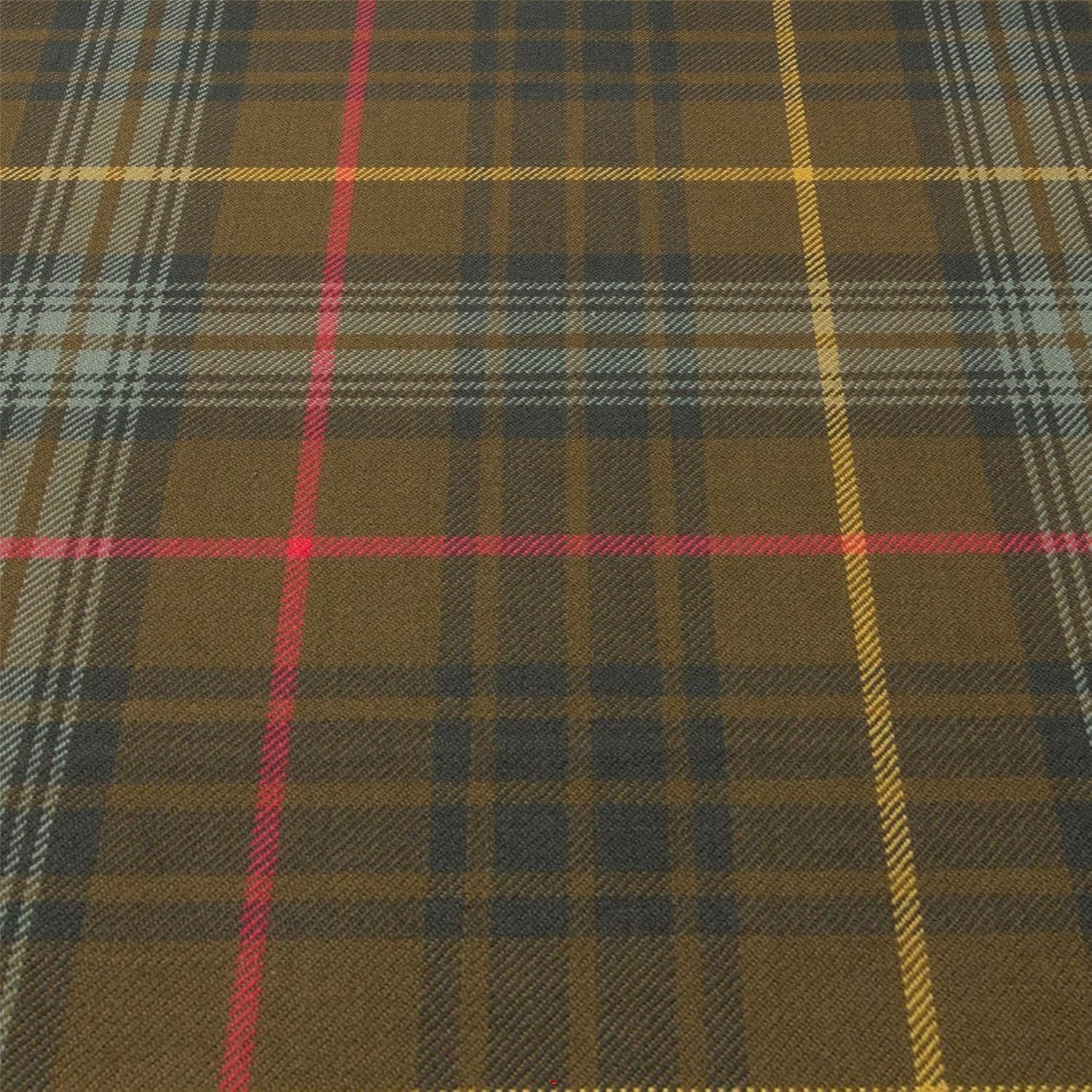 Stewart Hunting Weathered Tartan Crest Premium Quilt - Gold Thistle Style