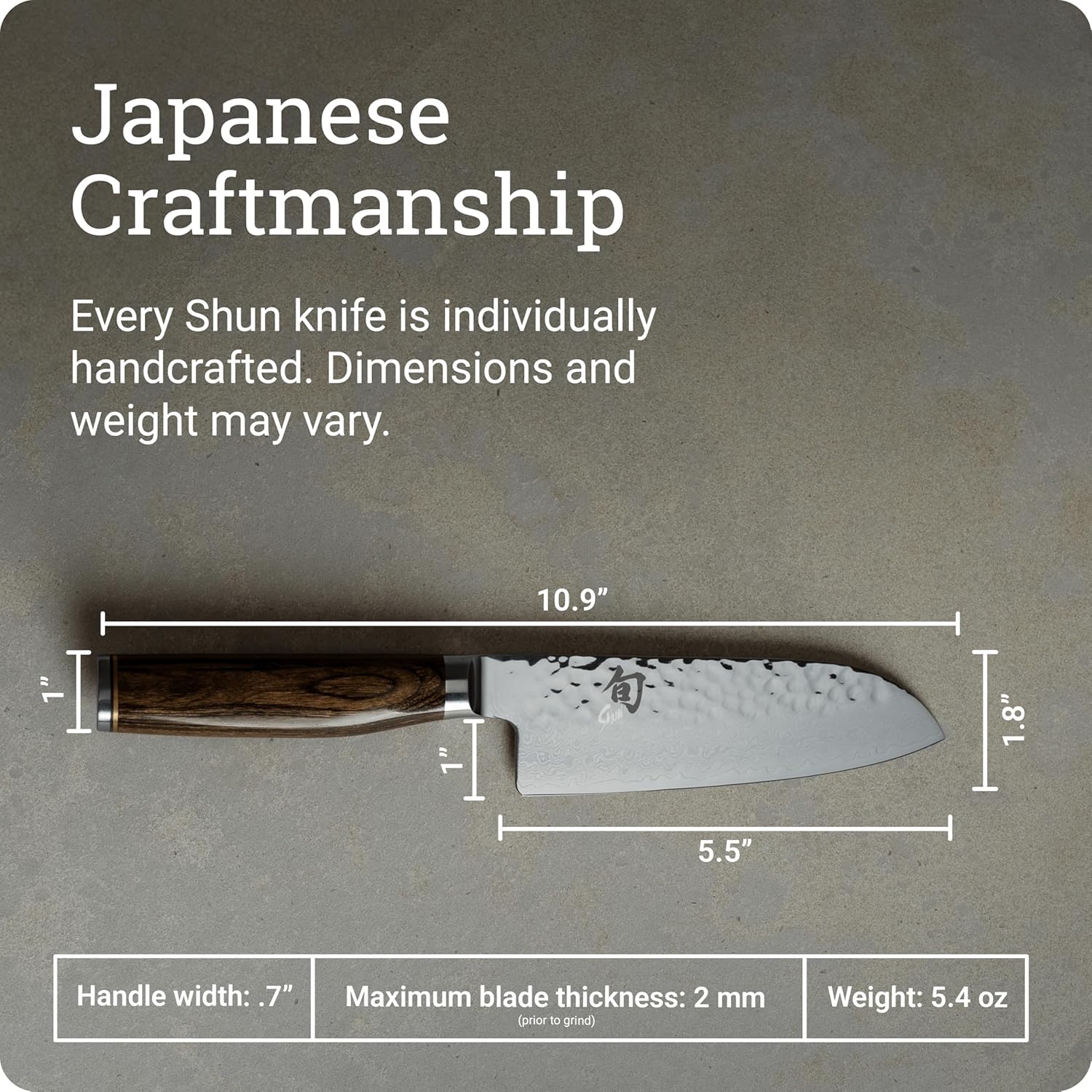 Shun Premier 5 1/2" Santoku Knife