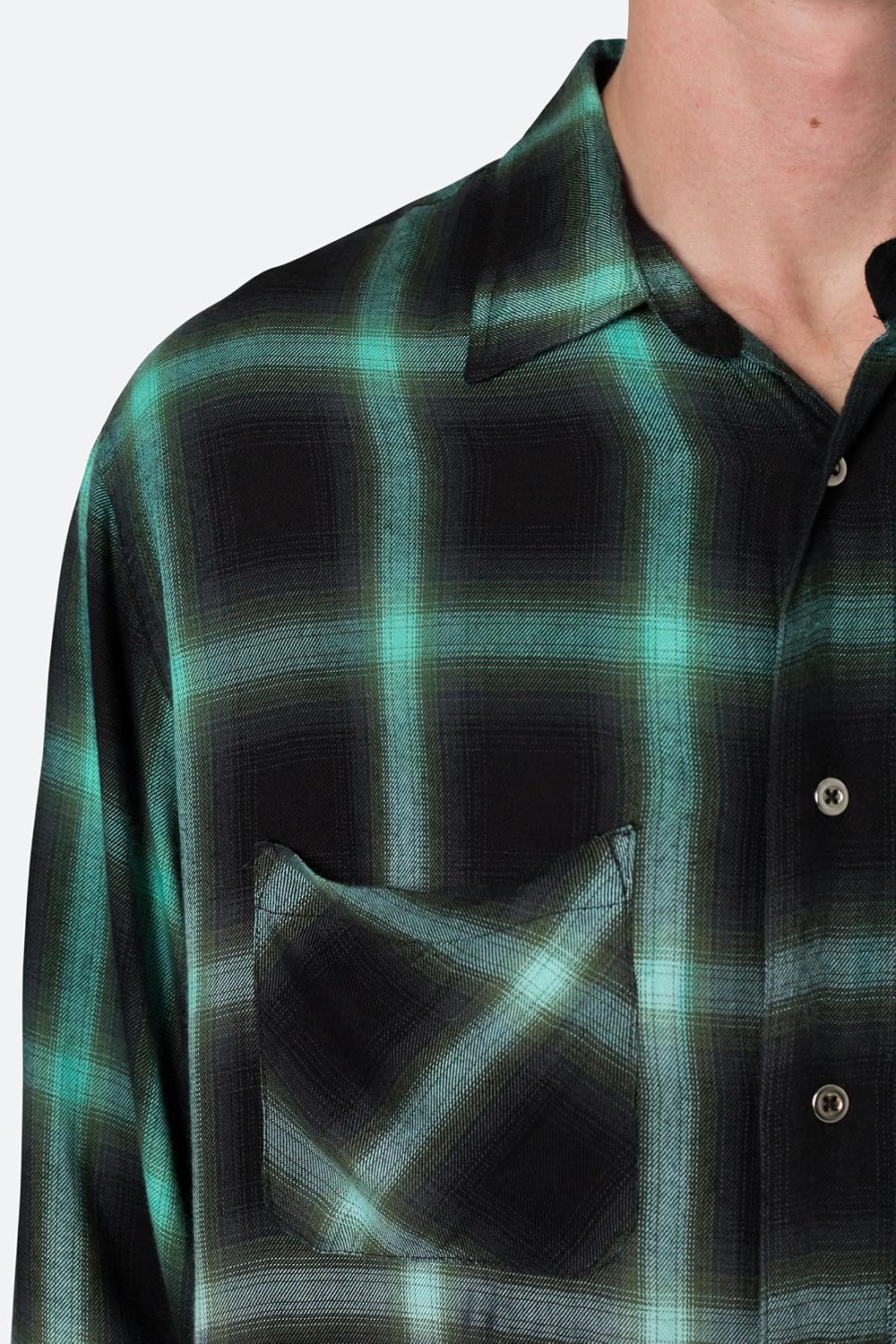 mnml Men's Mnml Ombre Flannel Shirt