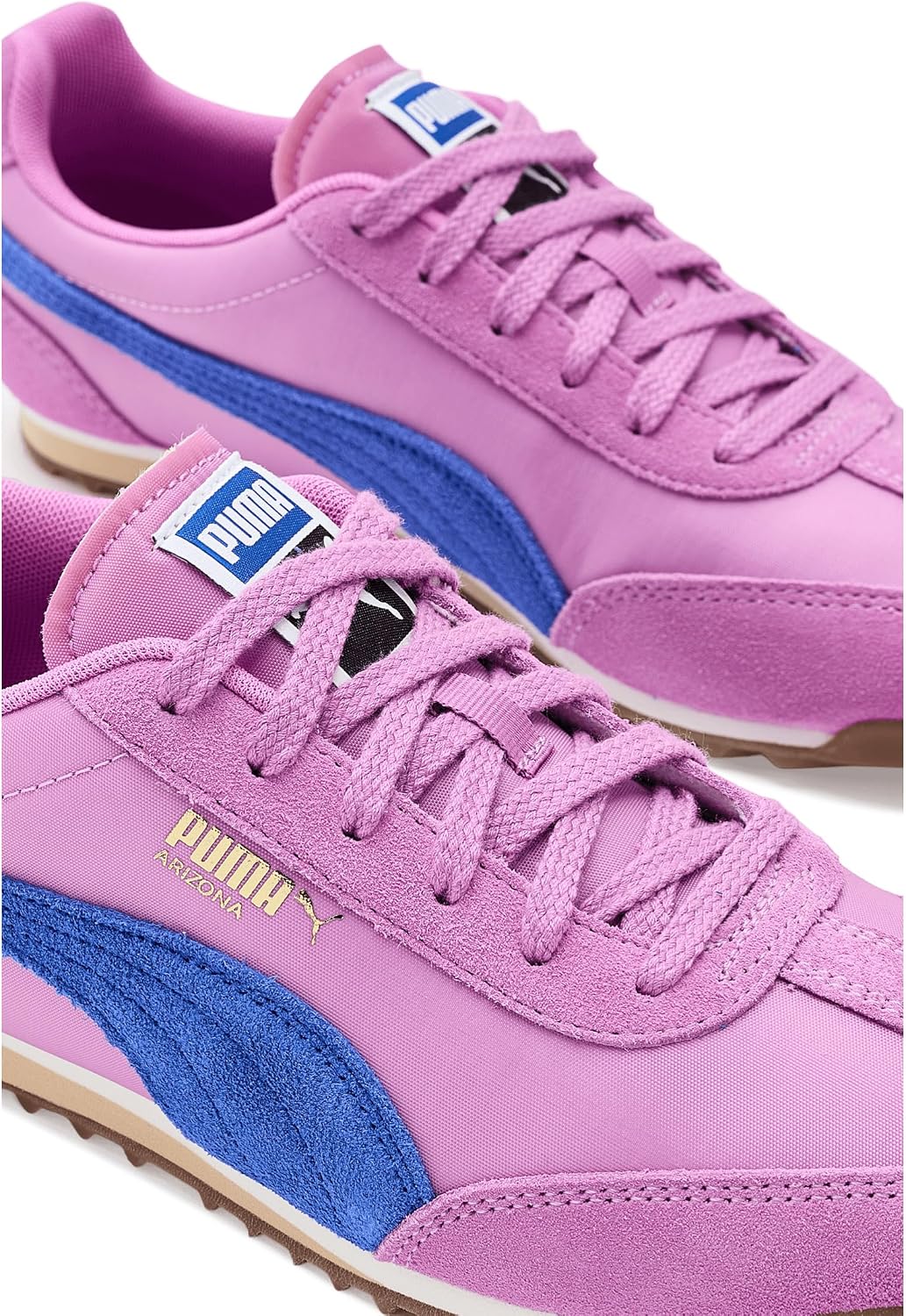 Puma Womens Arizona Nylon Shoes Mauve Pop/Royal Sapphire/Gum 10 Medium