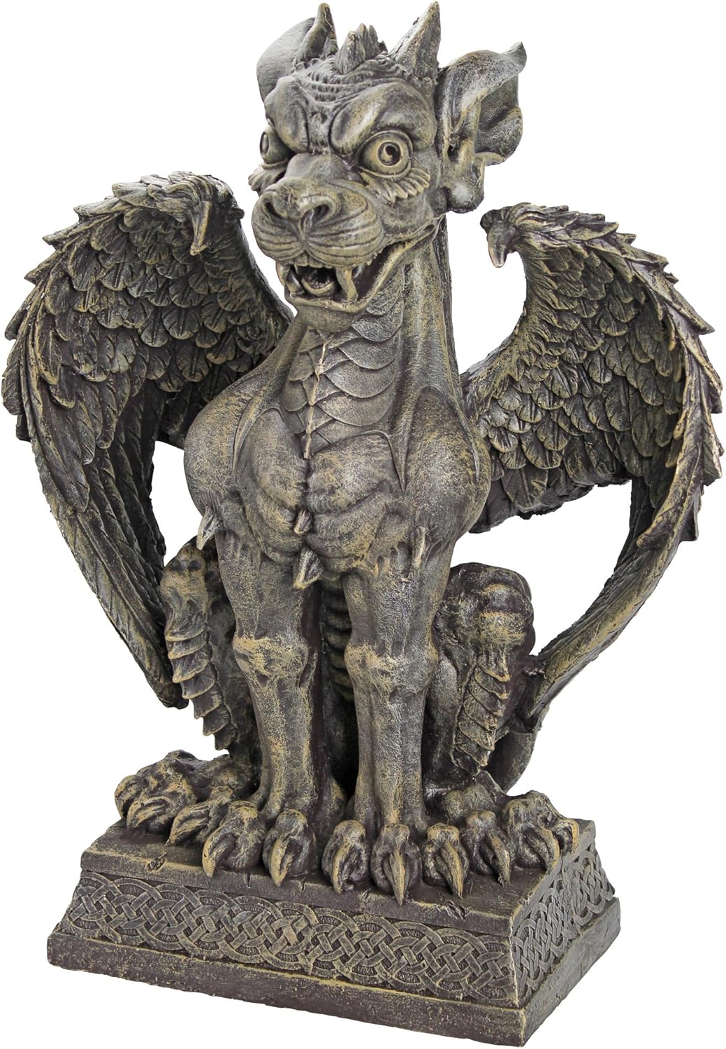 Design Toscano Black Lab Puppy on a Perch Hanging Dog Sculpture