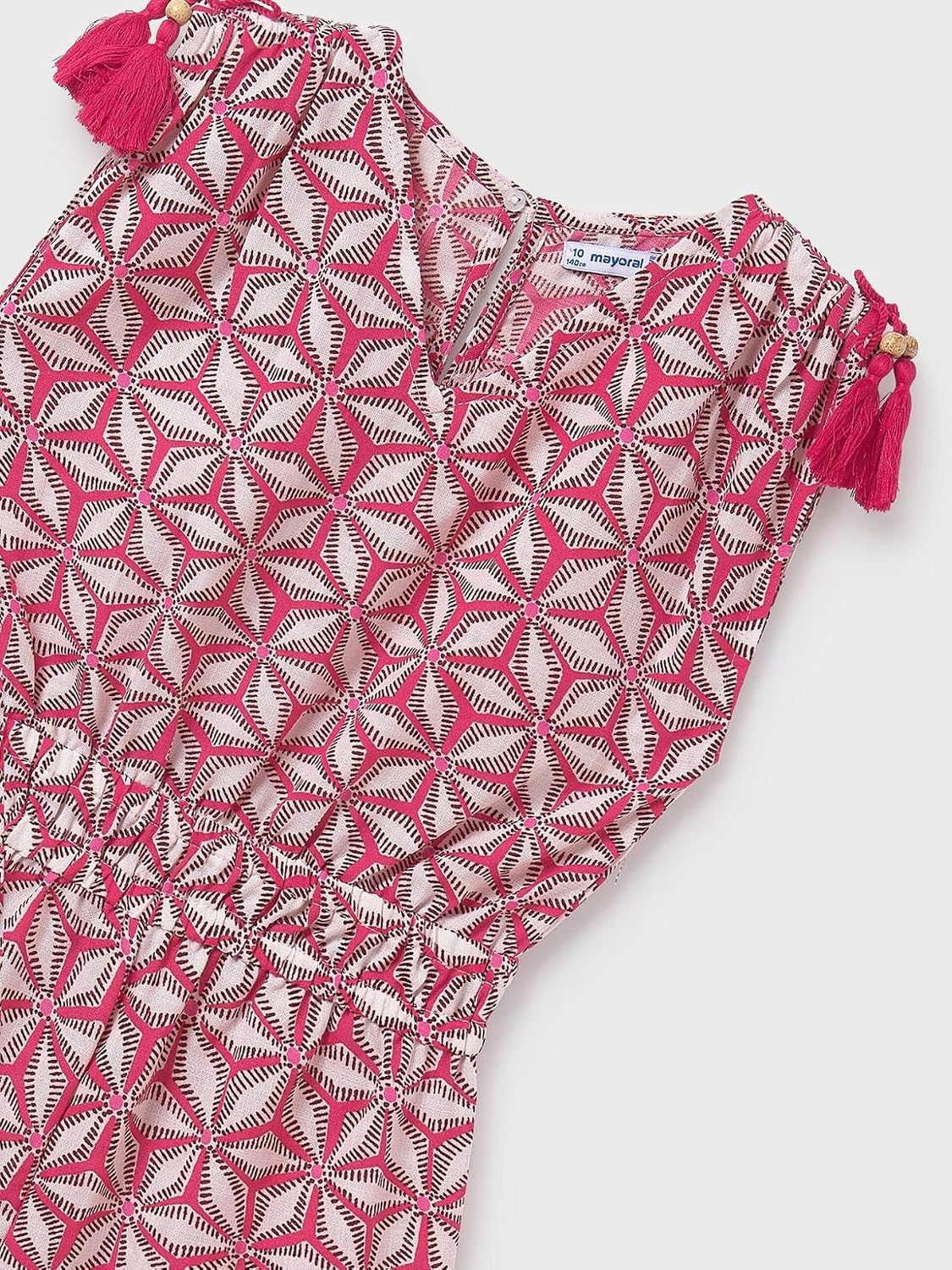 Mayoral Printed short romper for Girls Hibiscus
