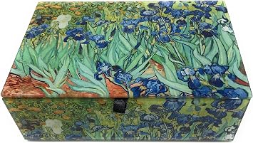 فنسنت فان جوخ مجوهرات زجاجية Keepsake Box Iris