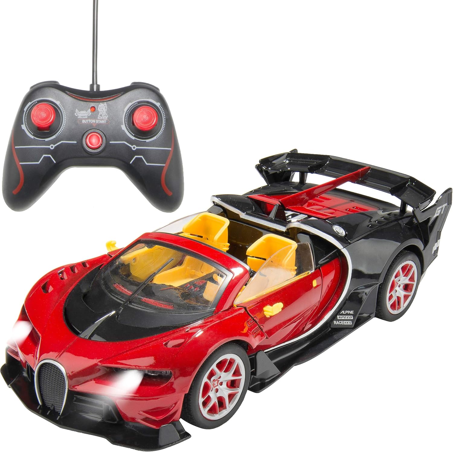 Buy ECCRIS Remote Control Sports Car Super Racer with Open Doors Kids