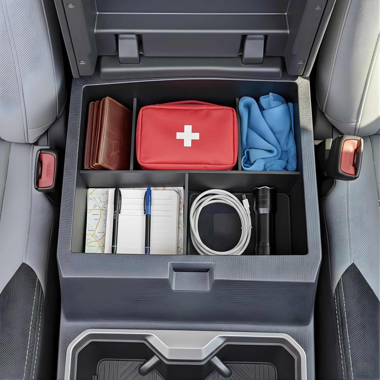 Vehicle OCD – Center Console Organizer for Toyota Tacoma (2024-2026) – Made in USA - SLX181 image 3