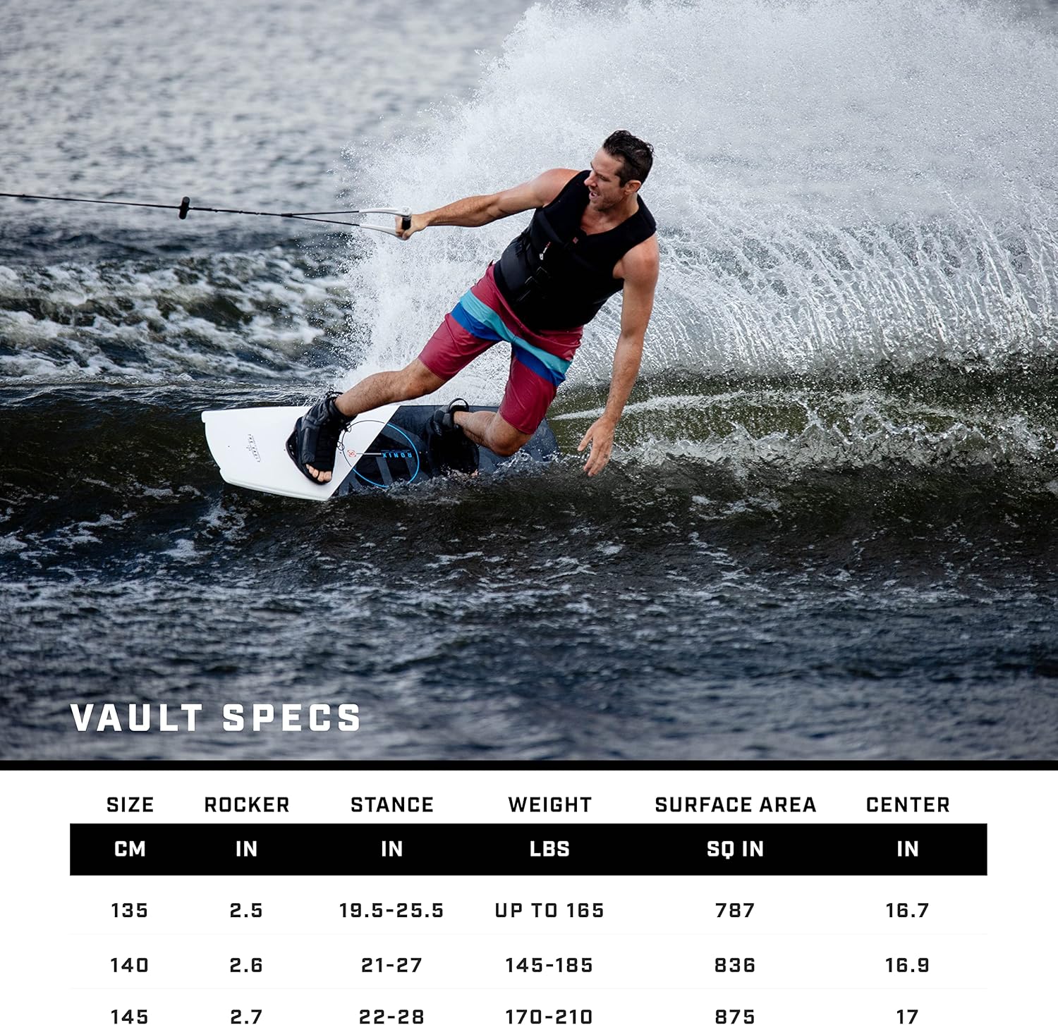 Ronix Vault Textured Wakeboard
