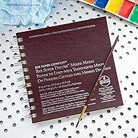 Vista 3 de Bee Paper - 6" x 6" Super Deluxe Bloc de Papel Mixto para Bocetos, 60 Hojas