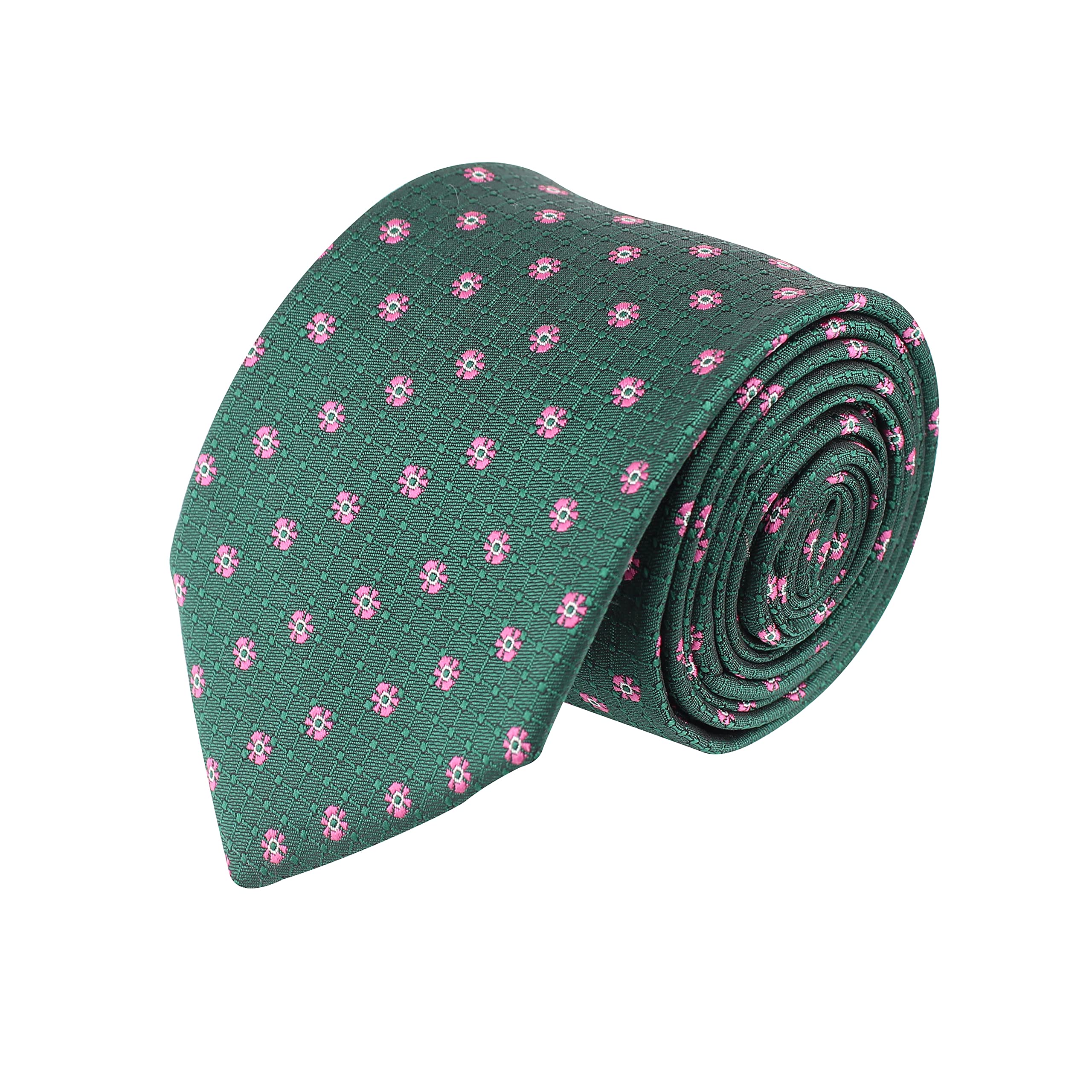 kovove Kavove The Elegant Floral Green Necktie For Men-picture-28