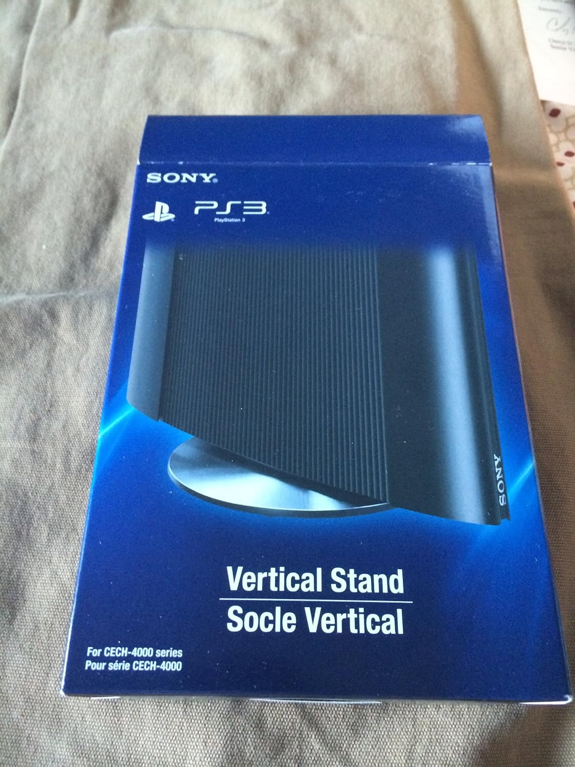 PlayStation 3 Vertical Stand Packaging