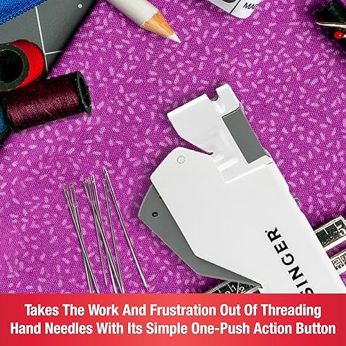 Miniatura 6 de SINGER Asistente de enhebrador de agujas - Enhebrador automático de agujas de coser a