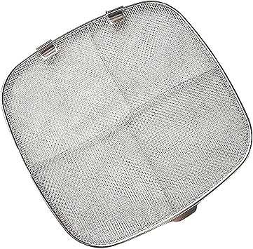 Lebreary Stainless Steel Splatter Shield For Ninja Foodi FG551, Reusable 6-in-1 Air Fryer Accessories, Indoor Grill Accessories, Fine Mesh Splatter Screen, Ninja Replacement Screen Splash Guard