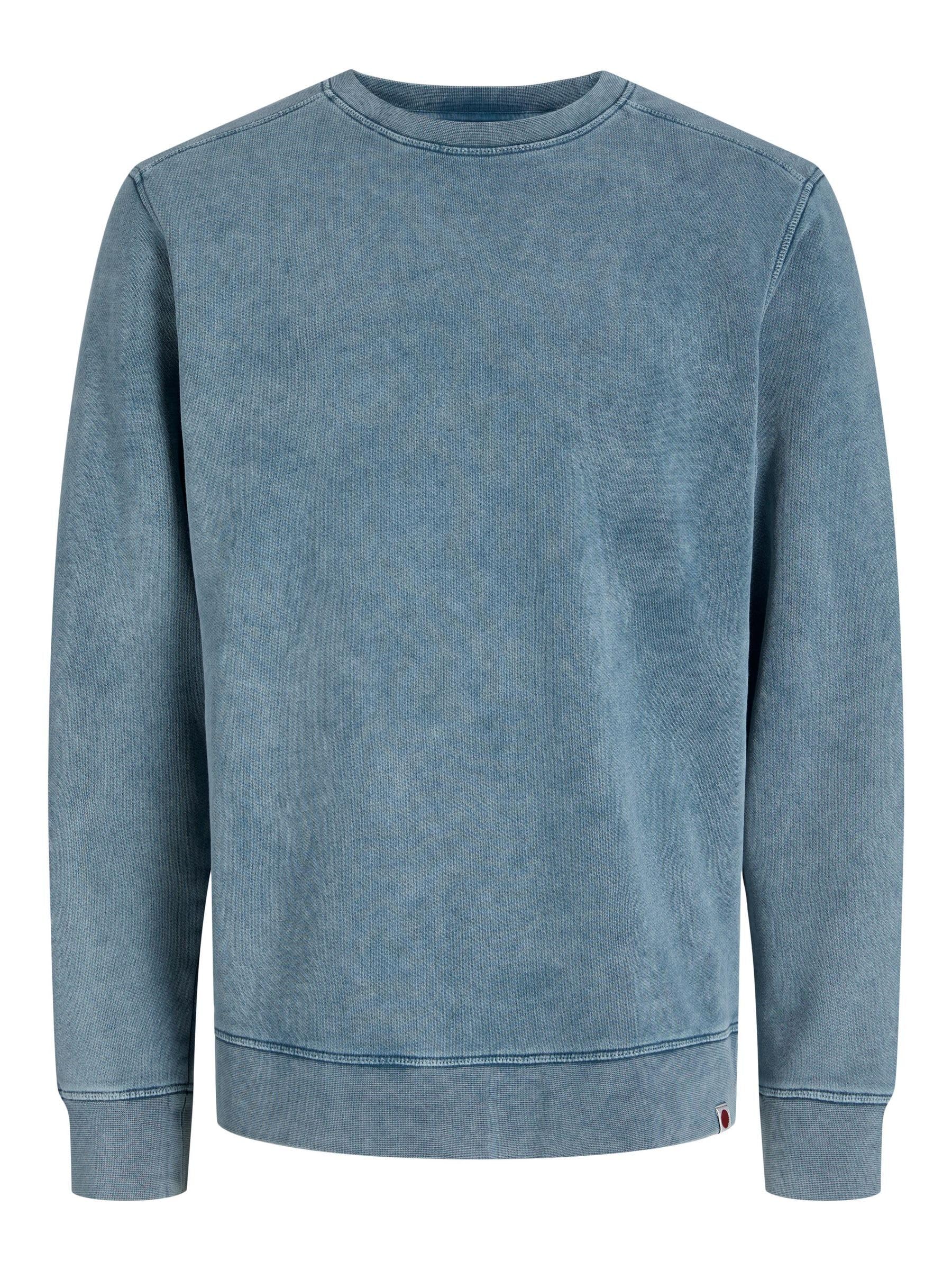 R.d.d. royal denim division Rdddawson Overdye Crew Neck Sweat L/S Sn, ORION BLUE, L
