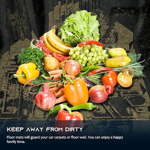 Miniatura 8 de ASLONG Alfombrillas de automóvil de 5 asientos para Honda CRV CR-V 2017, 2018, 2019, 2020, 2021, 2022, forro de primera y 2 fila, juego completo