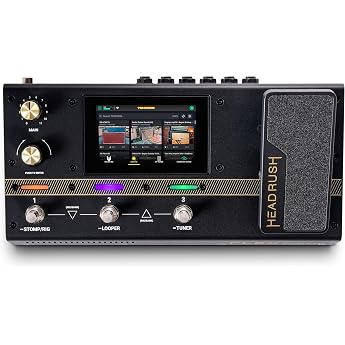 HeadRush Flex Prime Guitar Multi Effect Pedal | Multi-effect device with amp cloner, looper, auto tune, WiFi, Bluetooth, touc