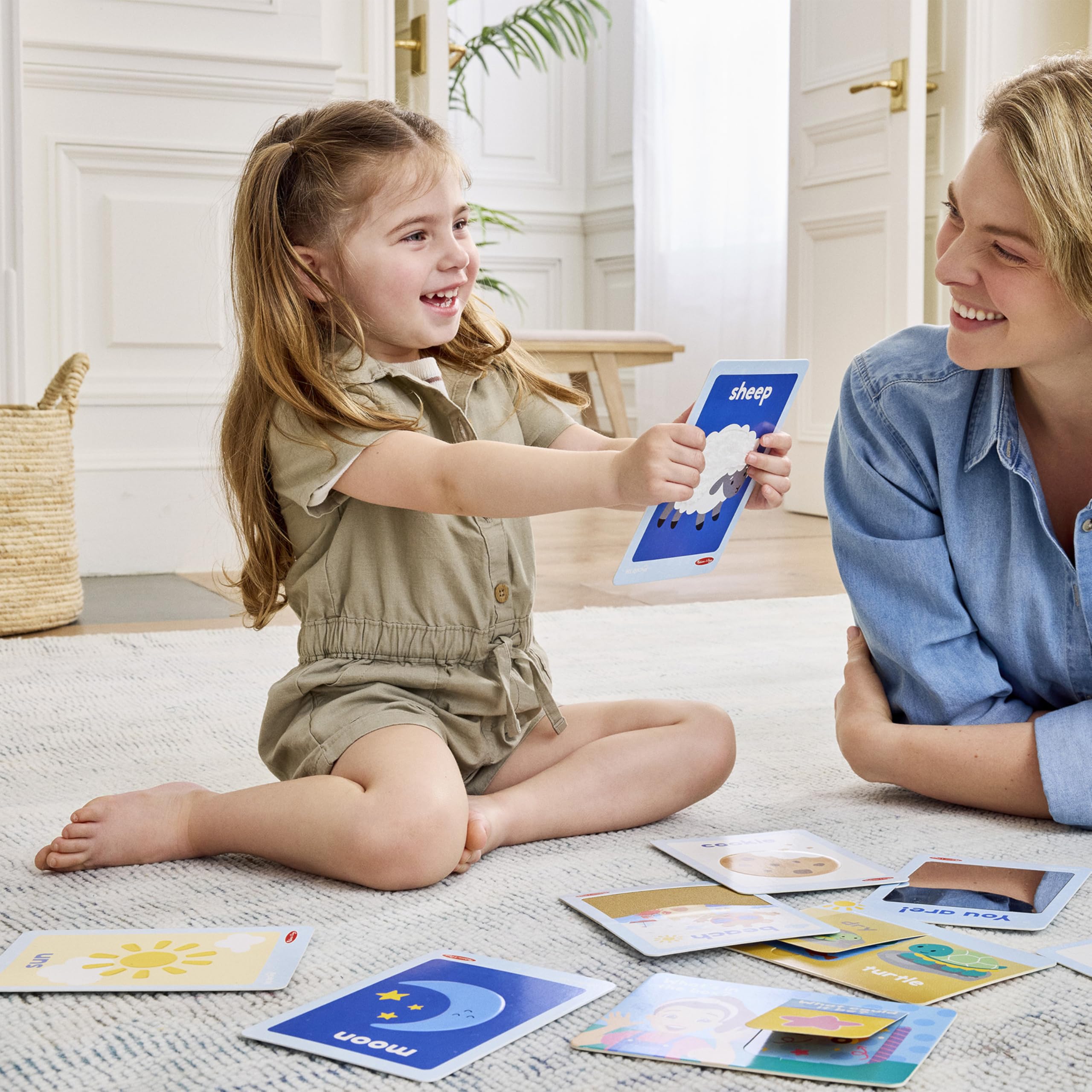 Melissa & Doug® Ms. Rachel™ First Words - Flashcard sensoriali, giocattolo educativo per bambini e bambine