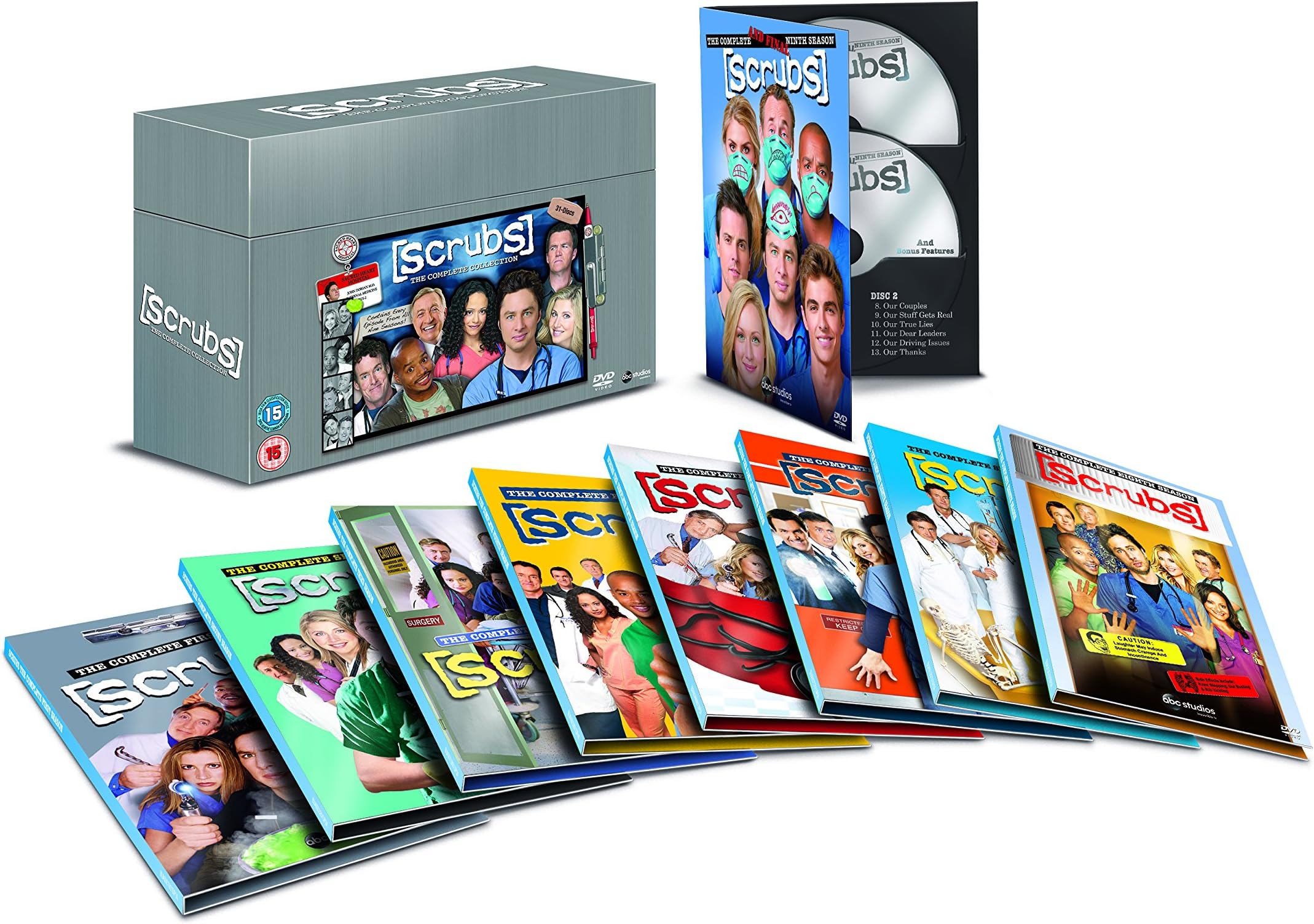 Scrubs: Season 1-9 (The Complete Collection) [DVD]