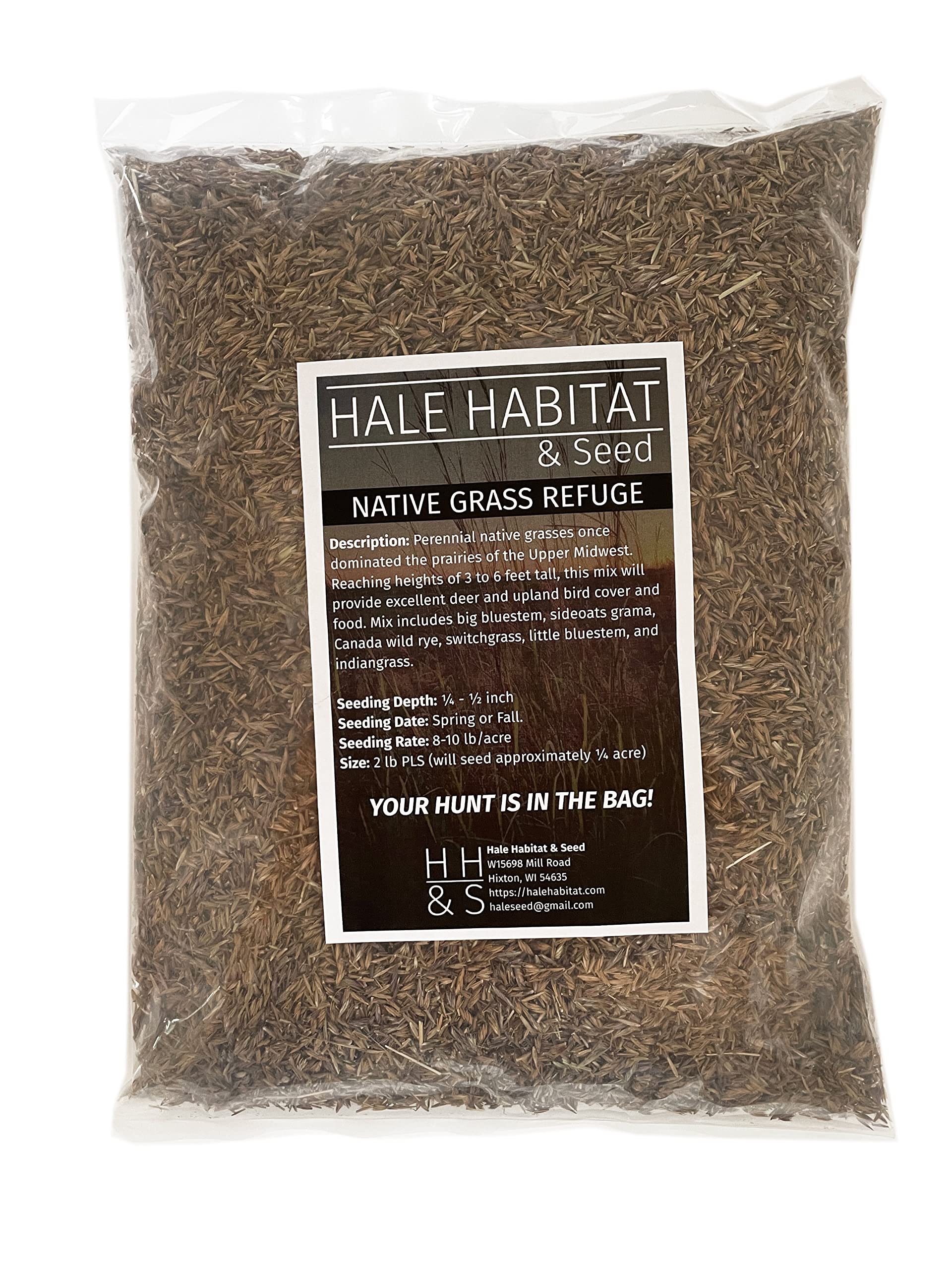 Hale Habitat Native Grass Refuge Mix