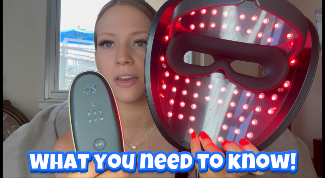 Watch WATCH THIS FIRST! LED Light Facial Mask 7 Colors Review on
