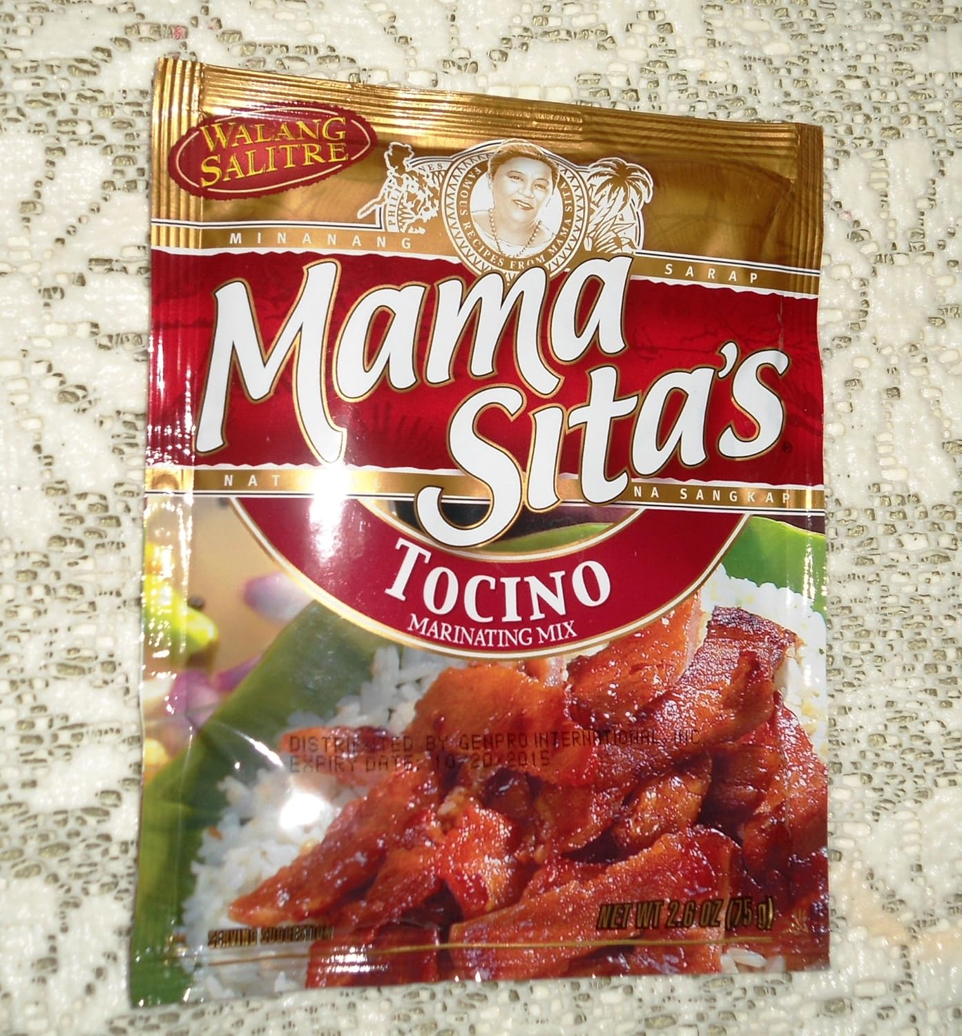 Amazon.com : Mama Sita's Marinating Mix (Tocino) : Meat Seasonings ...