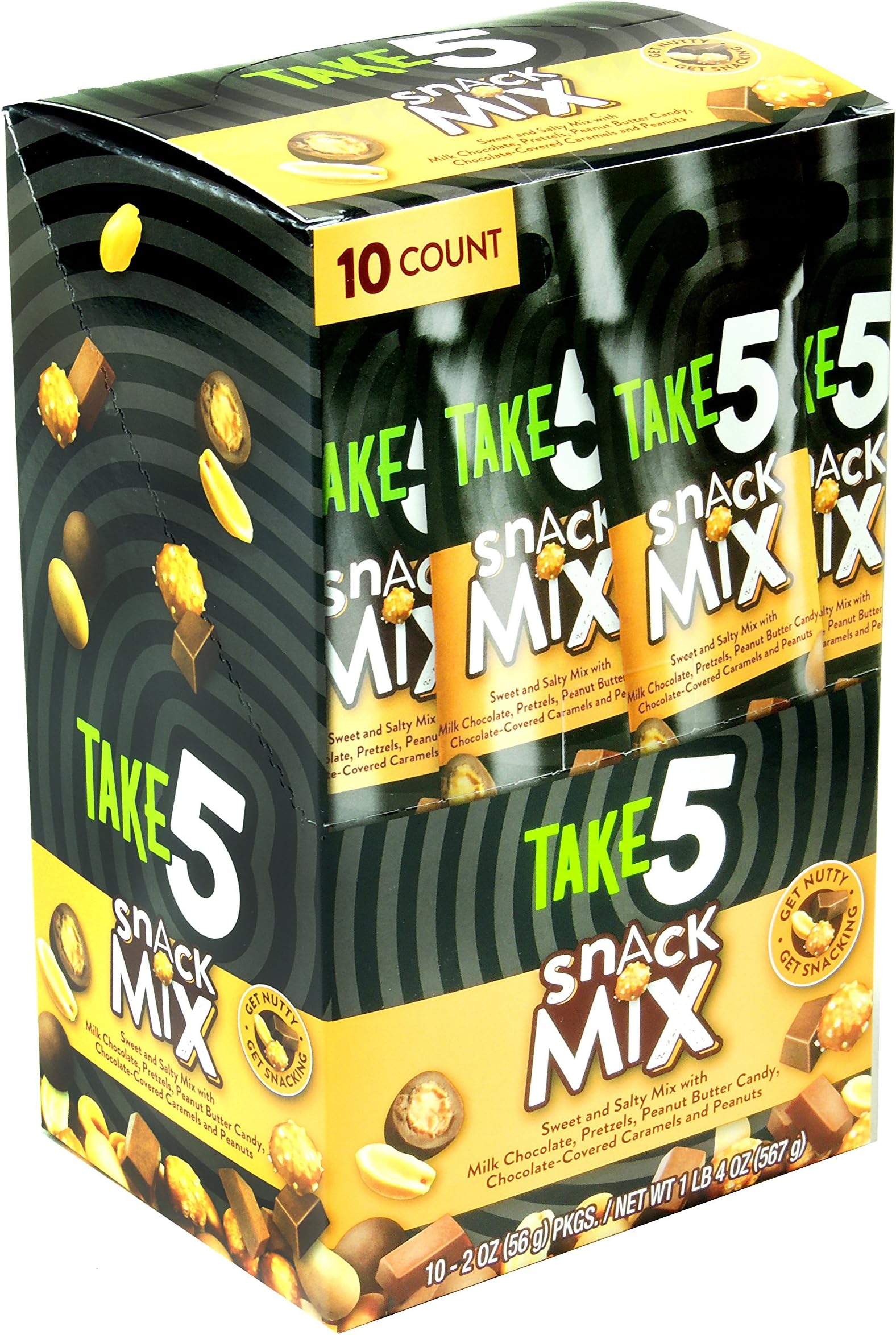 TAKE 5 SNACK MIX SWEET AND SALTY MIX 2 oz Each ( 10 in a Pack )H Pylori Test Kit at Home,Drugstore