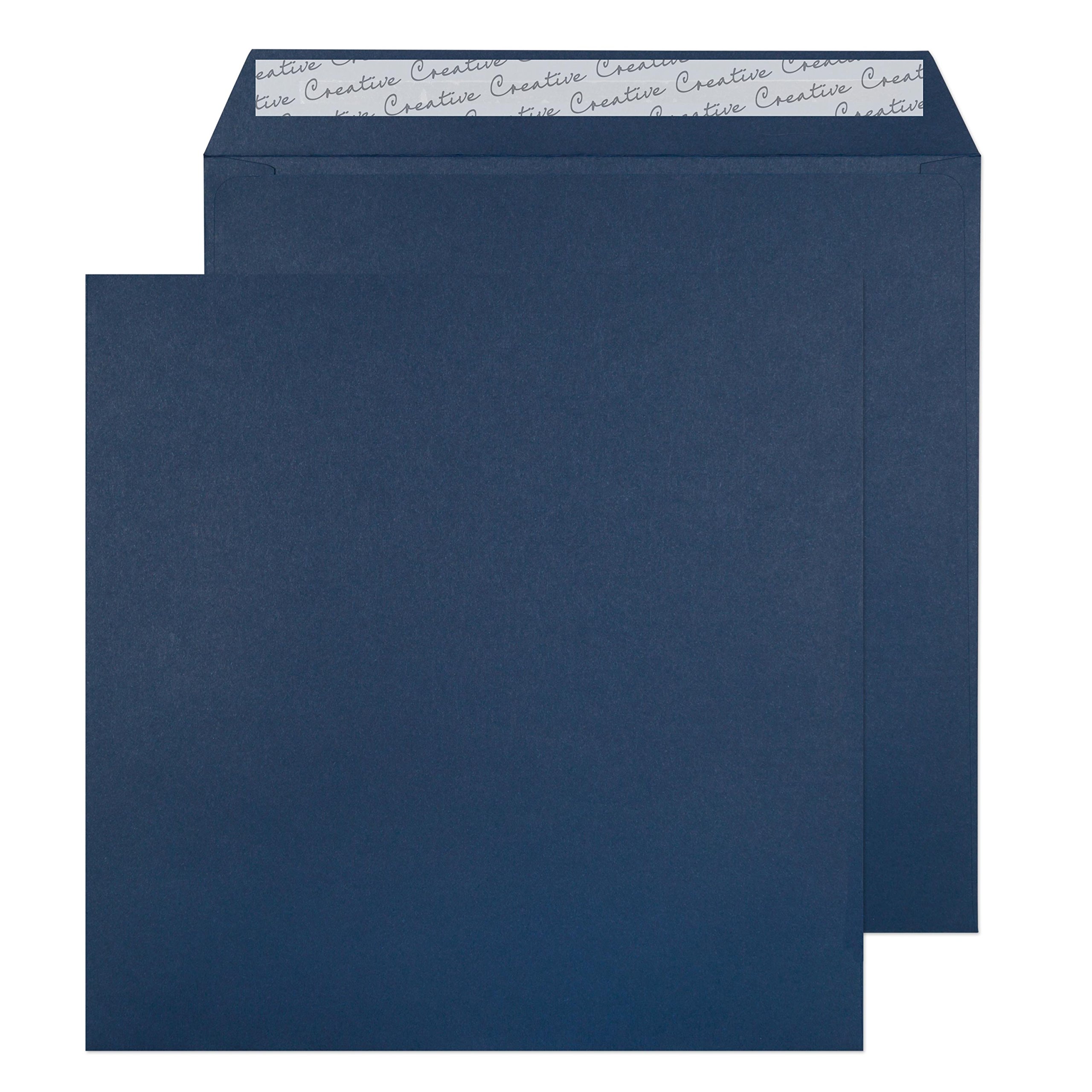 Blake Creative Colour 220 x 220 mm 120 gsm Square Peel & Seal Envelopes (520) Oxford Blue - Pack of 250