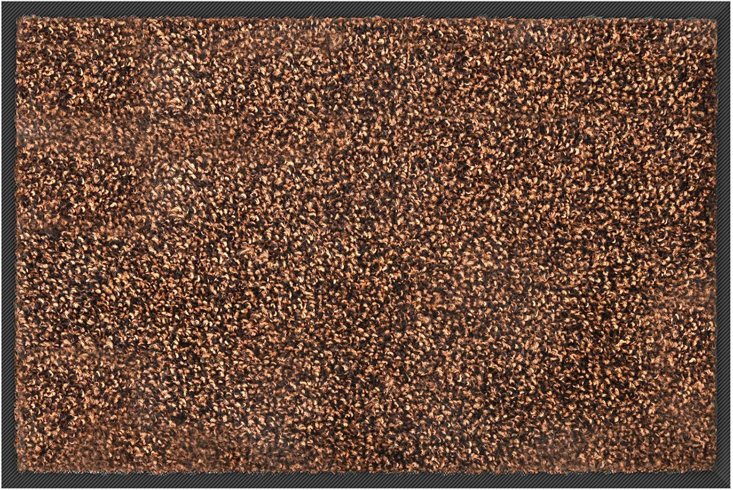 Mibao Dirt Trapper Door Mat for Indoor&Outdoor, 36" x 60", Brown Black