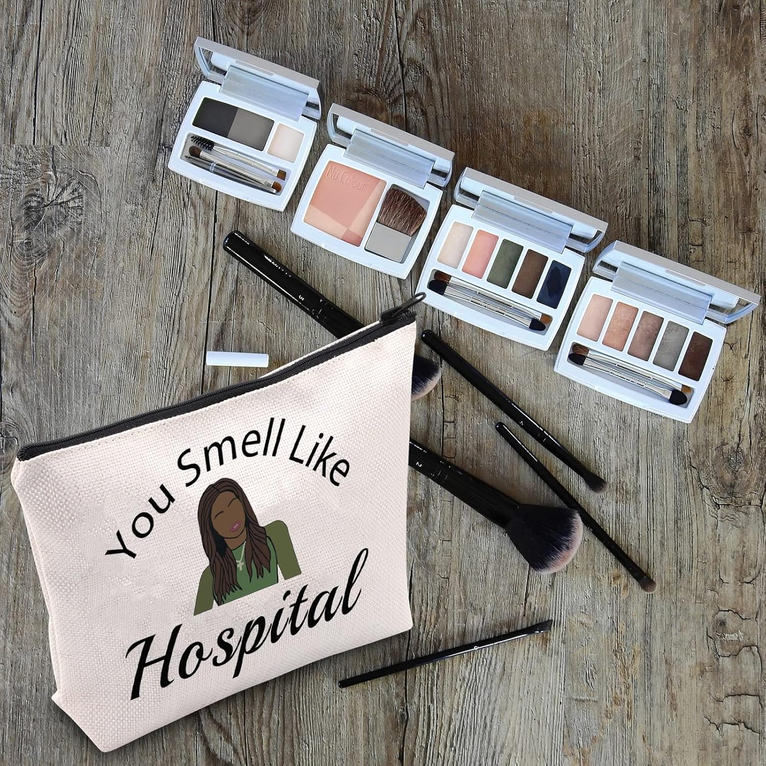 LEVLO Stars Fans Gifts You Smell Like Hospital Makeup Bags Housewives Gifts (You Smell Like Hospital) - Image 7