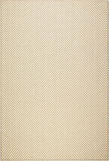 Ocean Home Textile Ekru Renk Balıksırtı Jüt Halı Kilim 120 x 180 cm