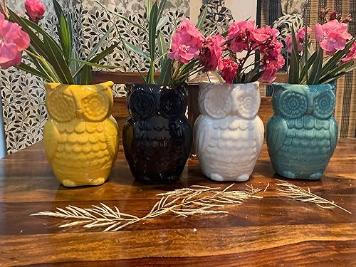 Miniatura 9 de ABHANDICRAFTS - Soporte de utensilios para encimera de cocina de 7.5 pulgadas, organizador de cerámica multiusos para decoración de cocina, pincel