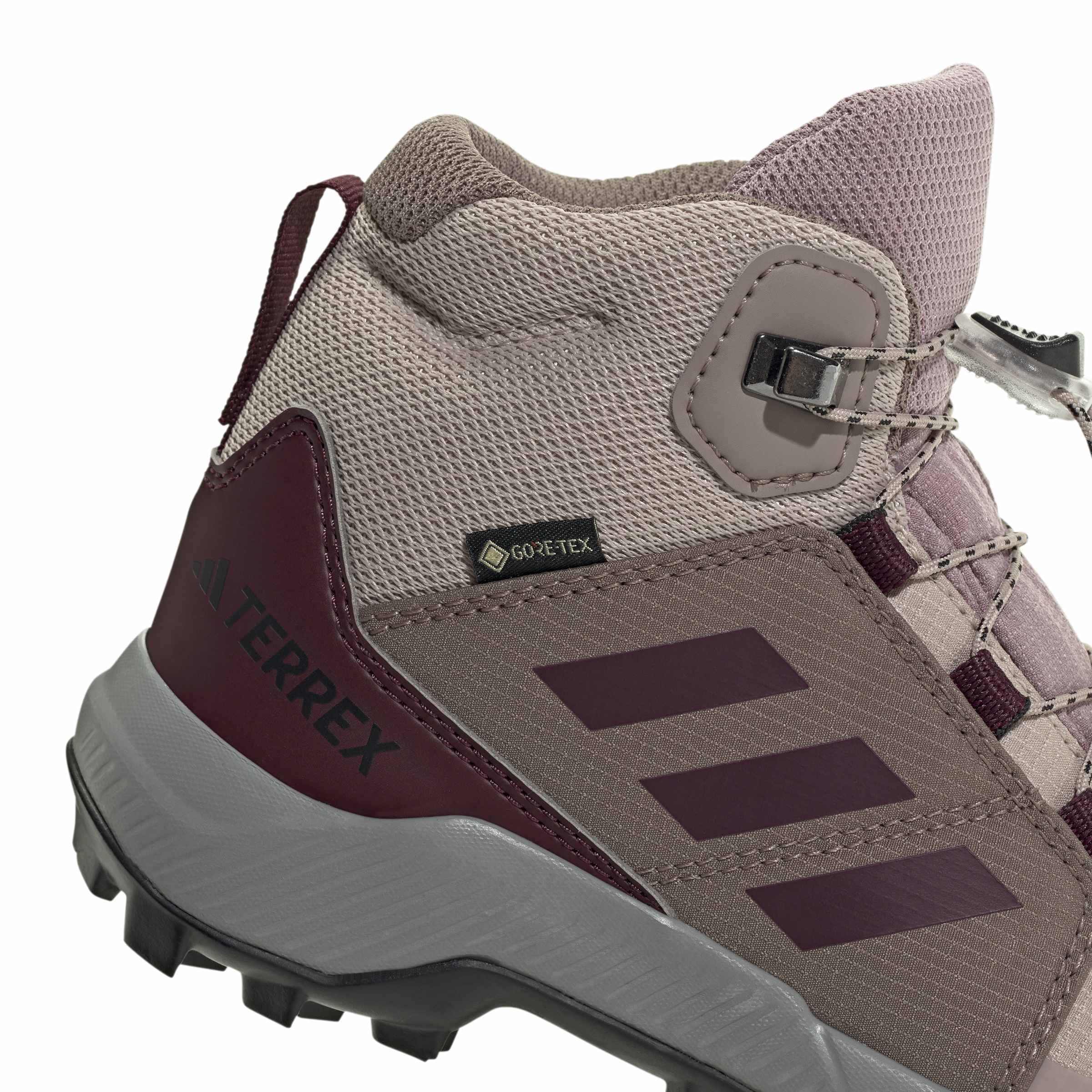 adidas Uniseks - dzieci Terrex Mid Gore-Tex Hiking Kids Shoes, magic mauve/wonder taupe/maroon, 37 1/3 EU