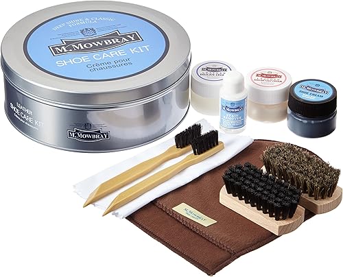 Amazon エム モゥブレィ シューケア 靴磨き スムースレザー キット エドワードセット ギフト プレゼント Free M Mowbray M モゥブレィ キット