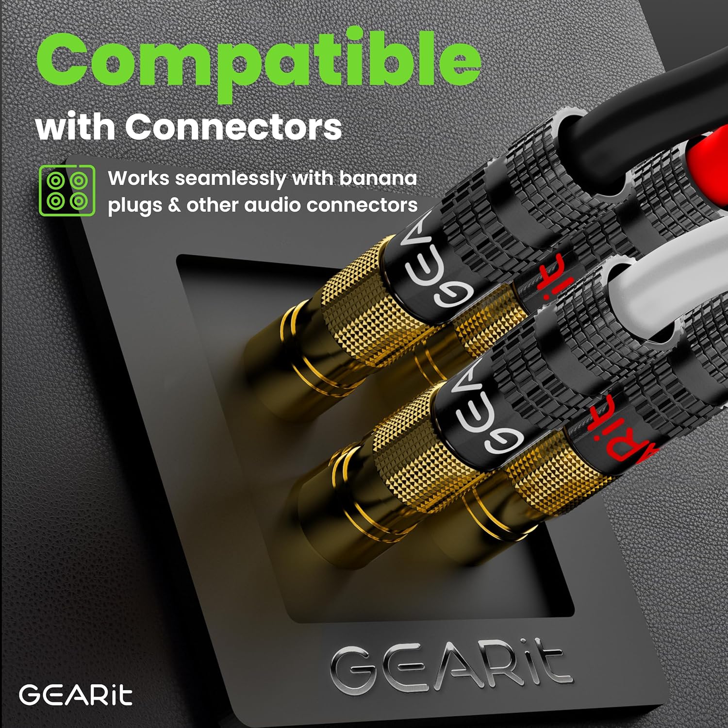 GEARit 14/4 Speaker Wire (250 Feet) 14AWG Gauge - Fire Safety in Wall Rated Audio Speaker Wire Cable / CL2 Rated / 4 Conductors - OFC Oxygen-Free Copper, White 250ft - Image 5