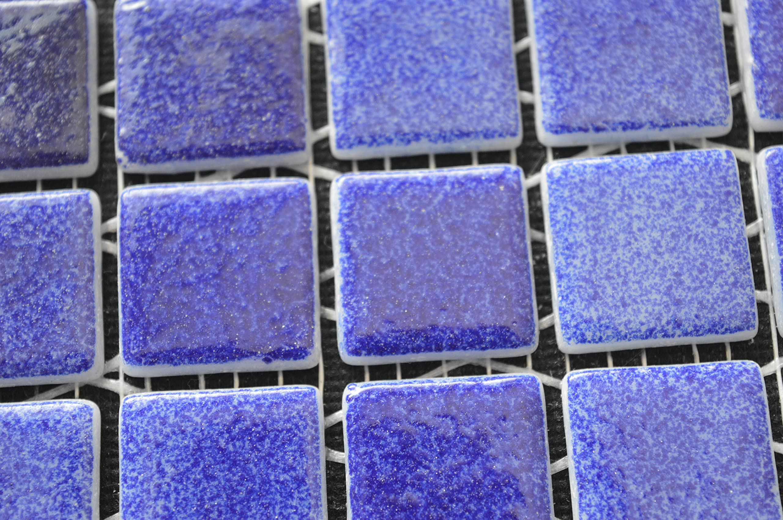 Mosaïque en verre bleu 8436028840731