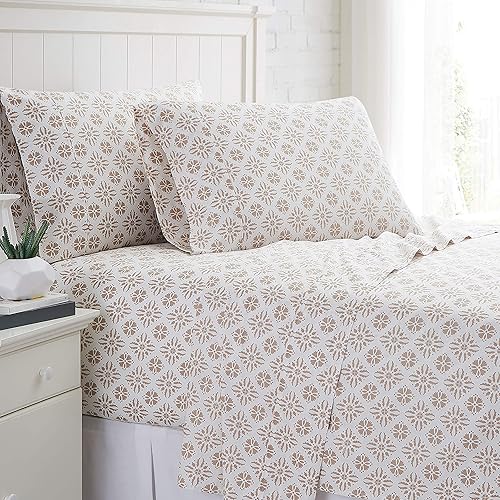 Miniatura 11 de Southshore Fine Living, Inc., Sábanas de 100% algodón tamaño California King, juego de sábanas de algodón de 300 hilos, sábana bajera ajustable con