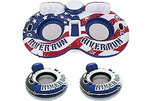 Intex American Flag Adult Pool Float 2 Pack