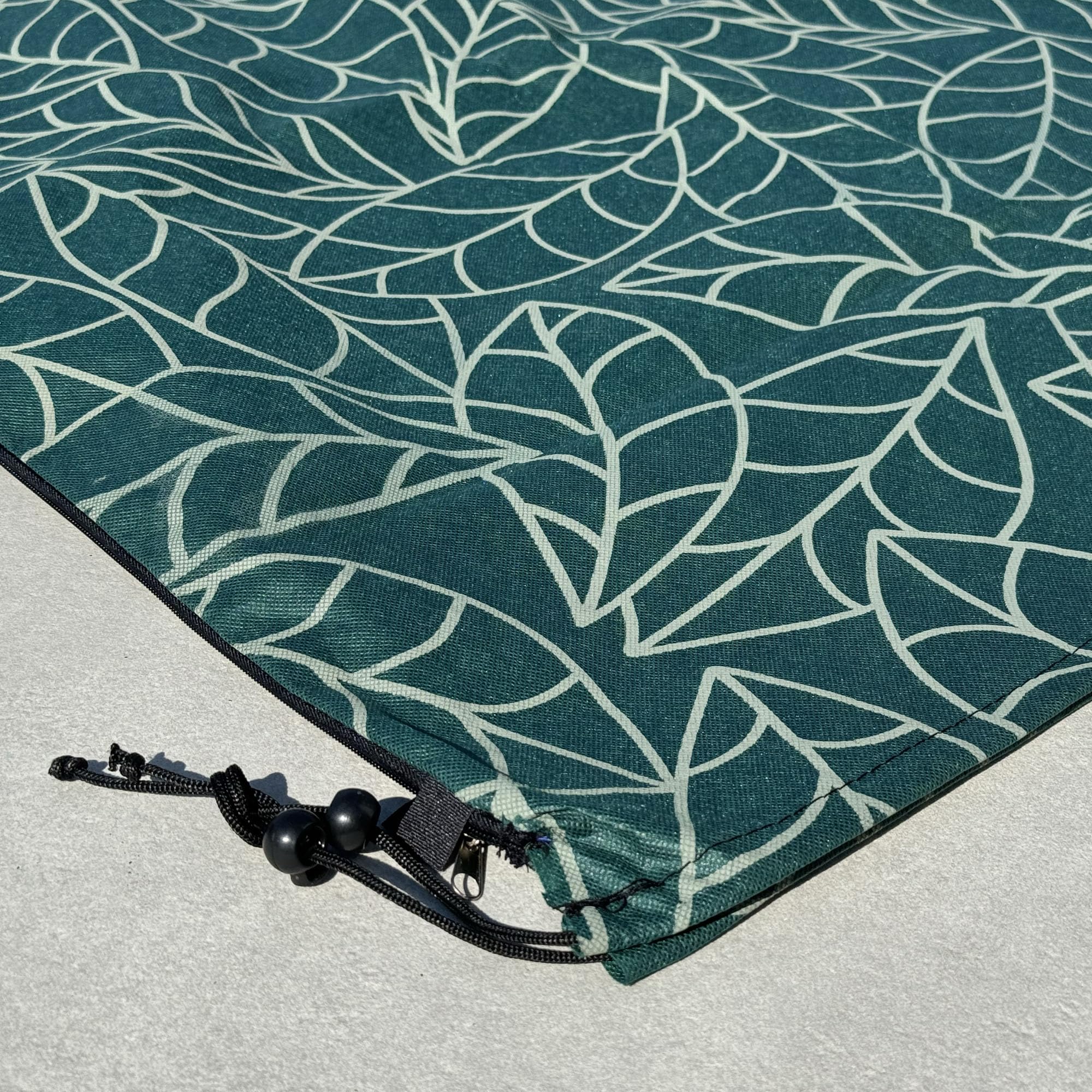 Lot de 2 Housse Hivernage 80x120 cm Vert Sac de Protection Plantes Exterieur Contre Gel Cordon Serrage Zipper