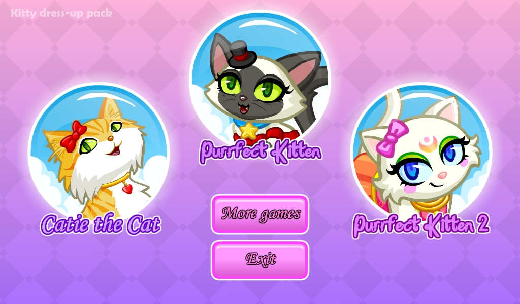 cute kitty dress up games Kitty Dress Up Pack