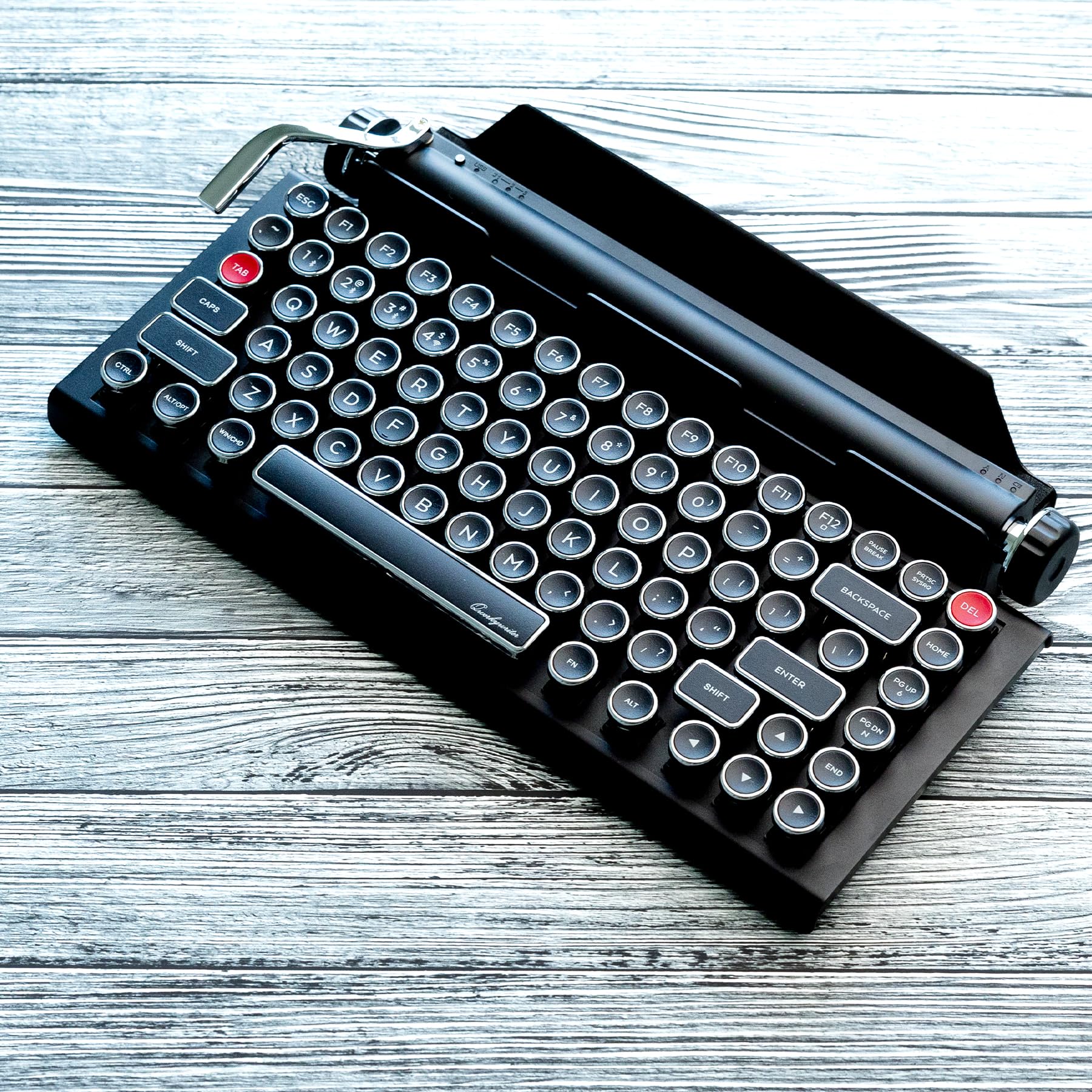 QwerkywriterS (US配列) Amazon.com: QWERKYTOYS QWERKYWRITER 2 Premium Aluminum Retro