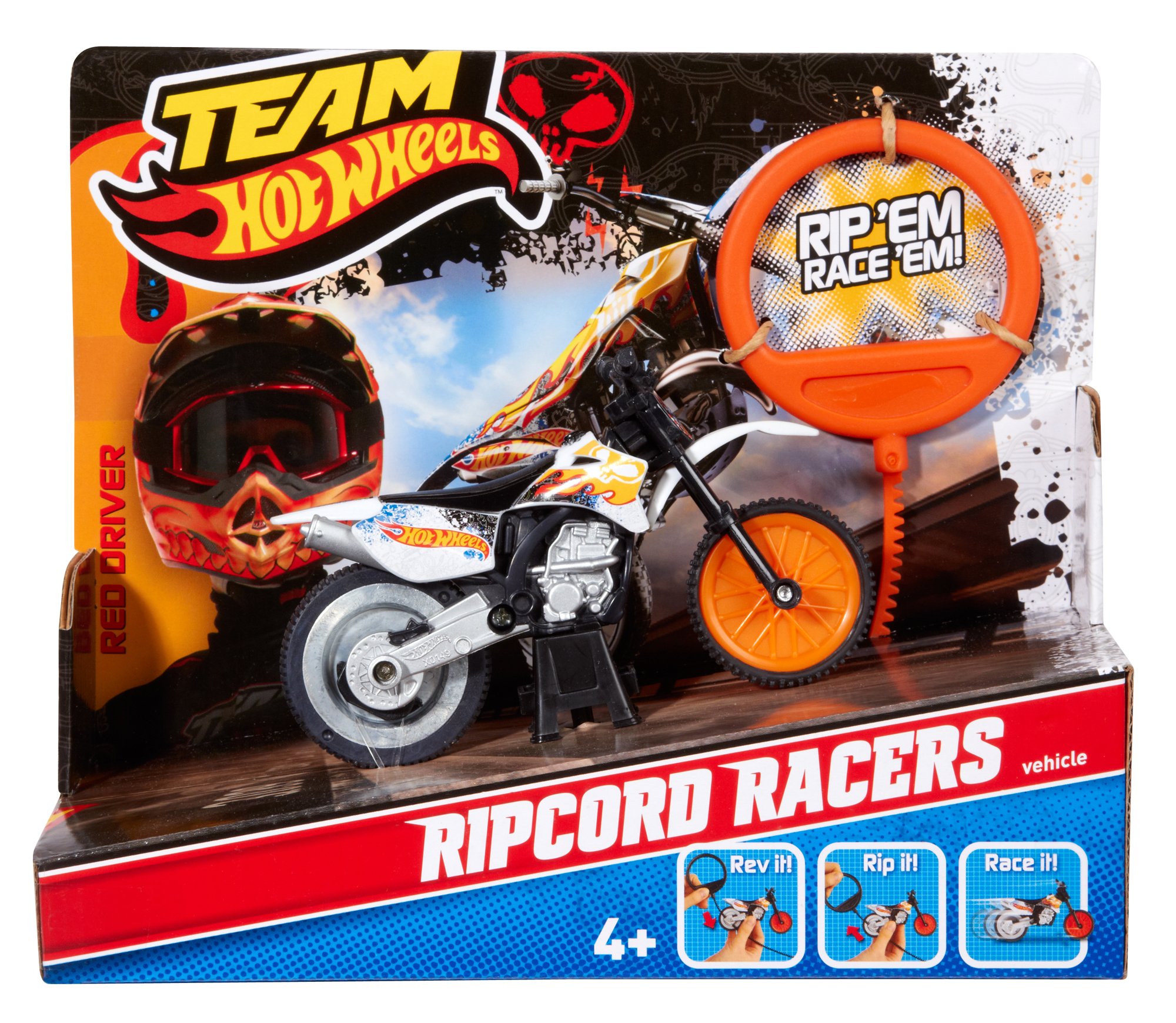 Hot Wheels Ripcord Racer Motor Bike : Amazon.sg: Toys