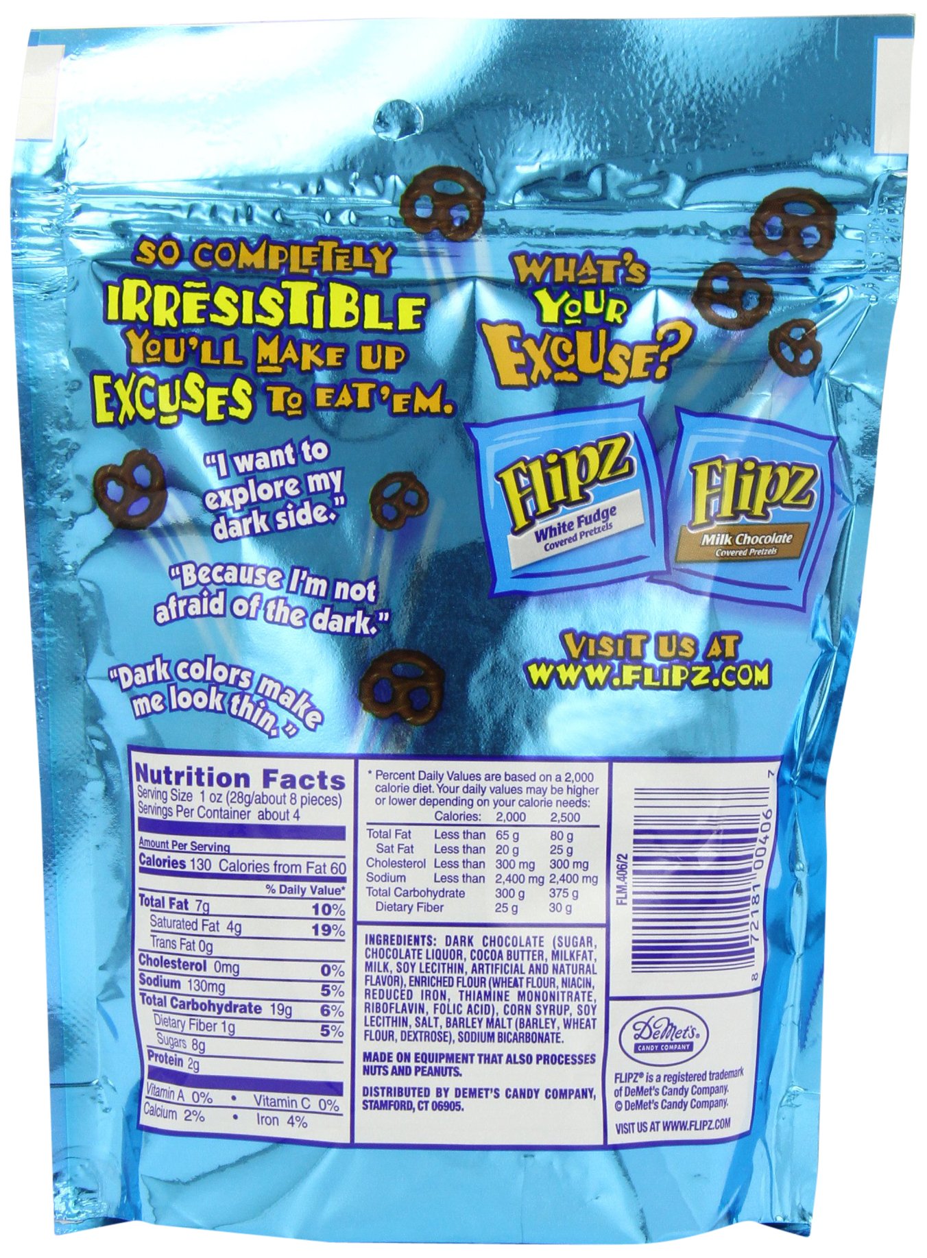 Flipz Dark Chocolate Covered Pretzels 113g Pack of 2