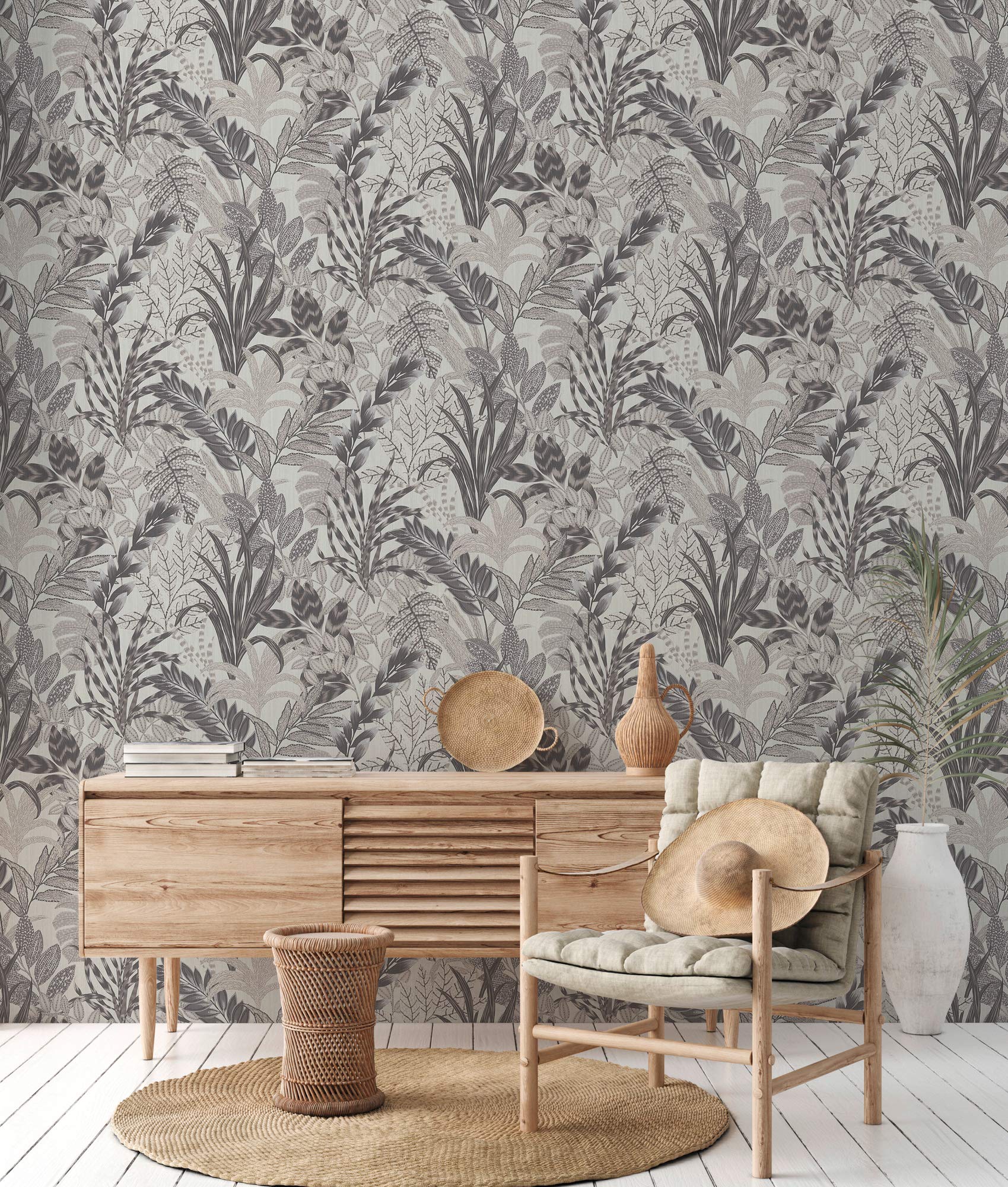 Livingwalls Metropolitan Stories 2 Nala - Cape Town Papier Peint G Om Trique Marron M Tallique Noir