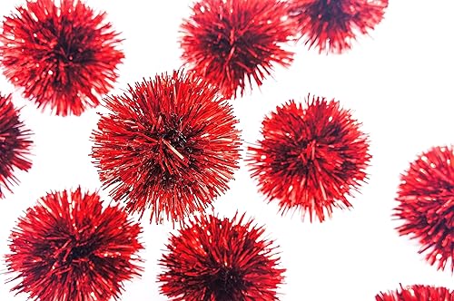 Miniatura 5 de CT CRAFT LLC 12 lazos de oropel autoadhesivos de 4 pulgadas x 12 unidades, accesorio para envolver regalos, vacaciones, Navidad, fiesta de cumpleaños