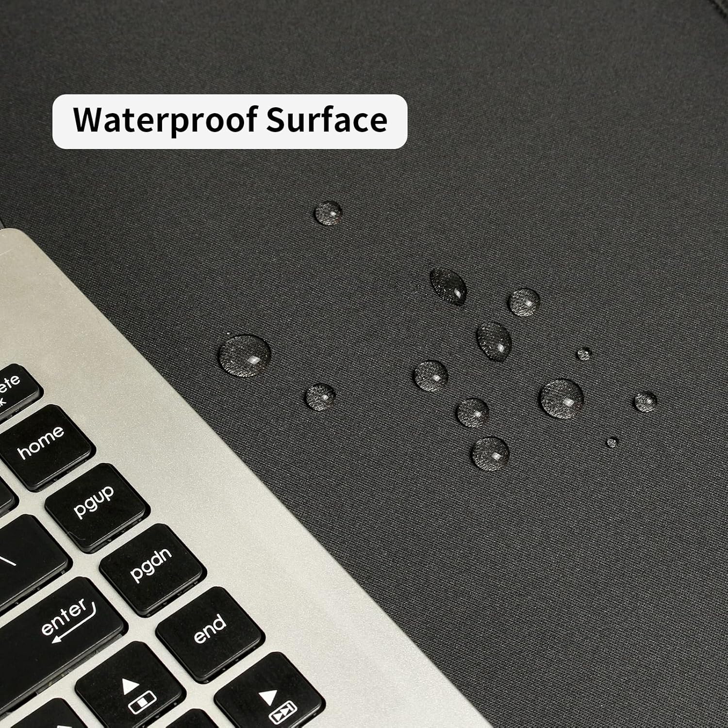 Wolaile Large Mouse Pad, 36x17 in Gaming Mouse Mat,Waterproof and Non-Slip Desktop Pad for Computer Keyboard,Black,XL