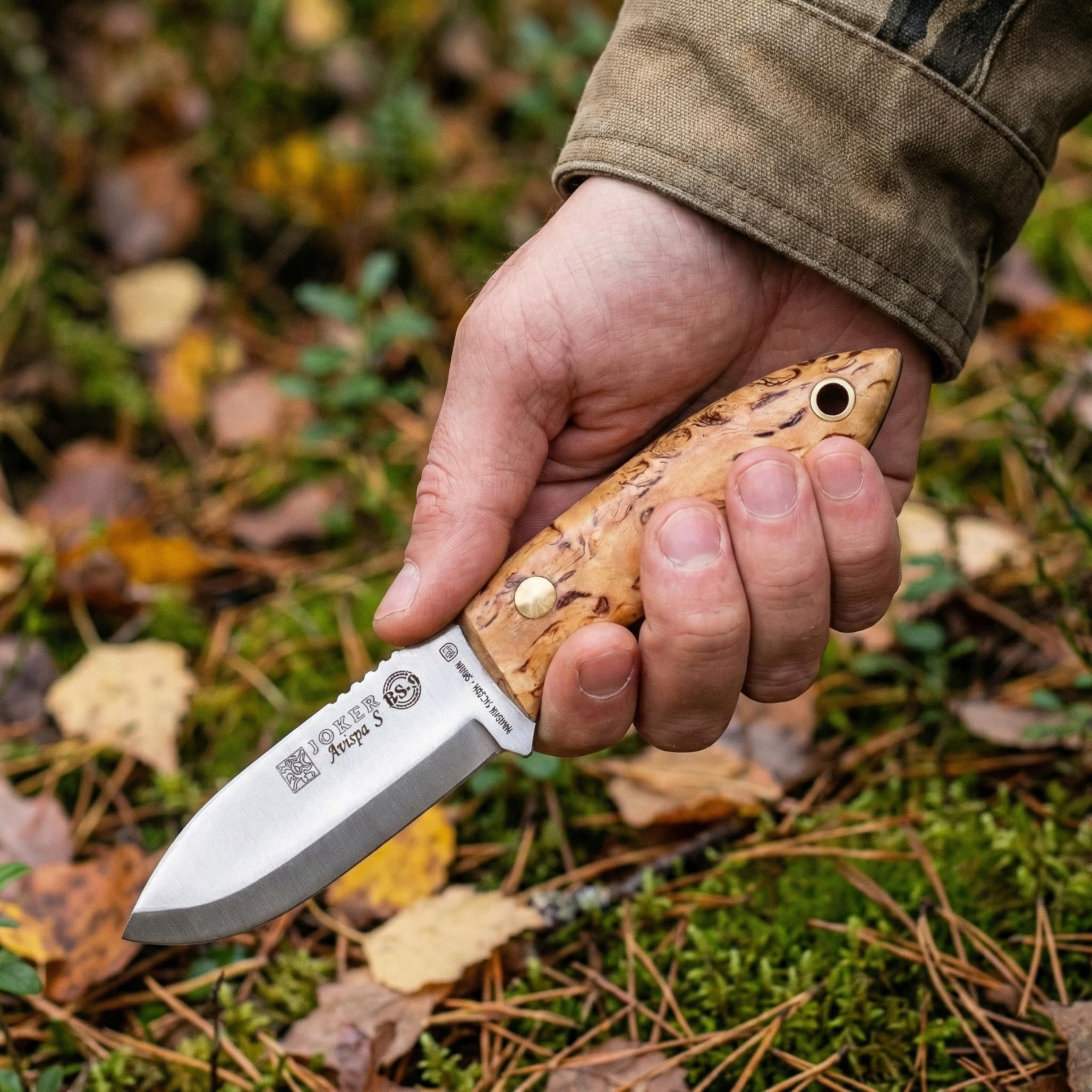 Amazon.co.jp: Joker Bushcraft Avispa S CL121、カーリーバーチウッド Amazon.co.jp: Joker Bushcraft Avispa S CL121、カーリーバーチウッド