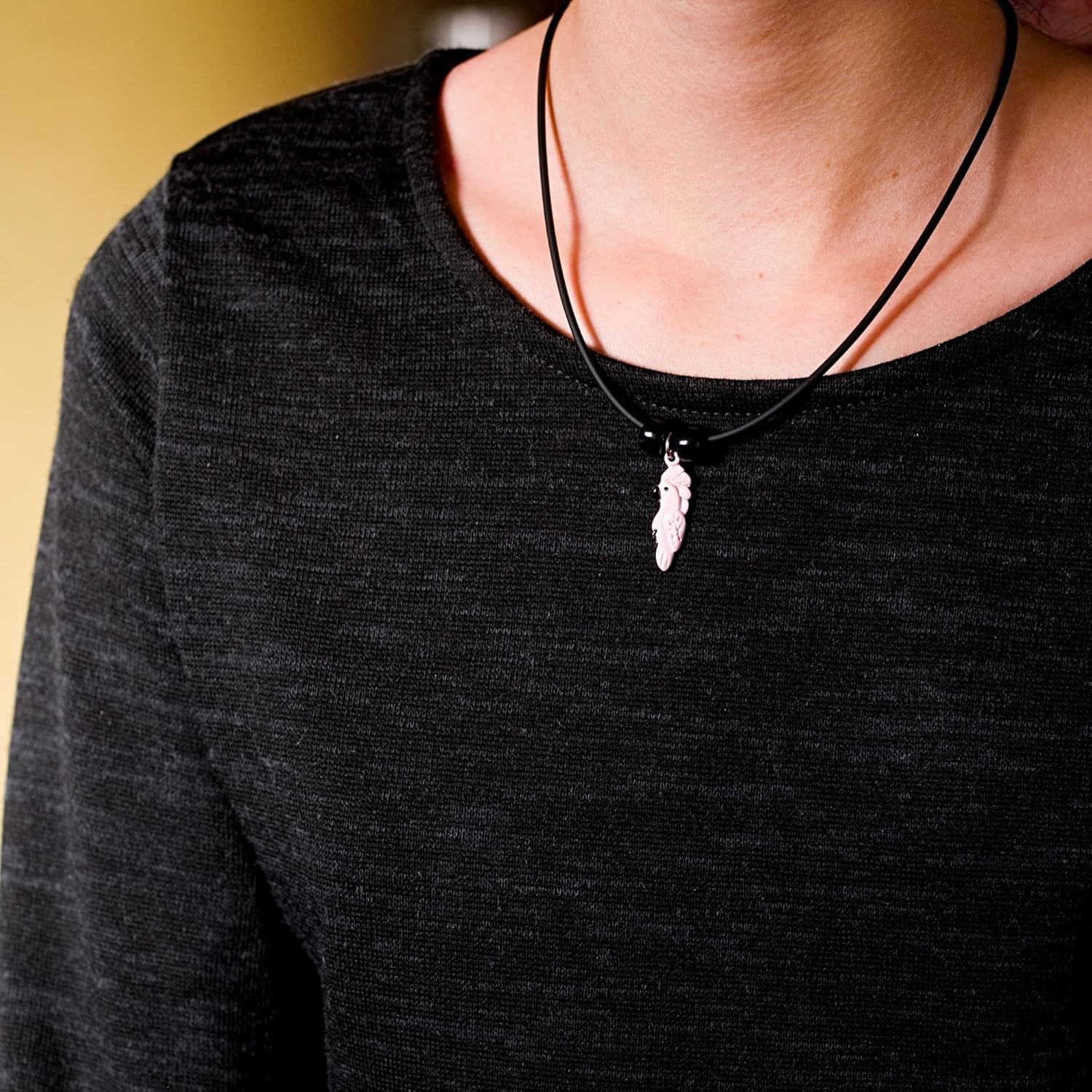 Pewter and Enamel Parrot Necklaces for Women – Handcrafted in the USA – Jewelry Gifts for Parrot Lovers – Necklaces