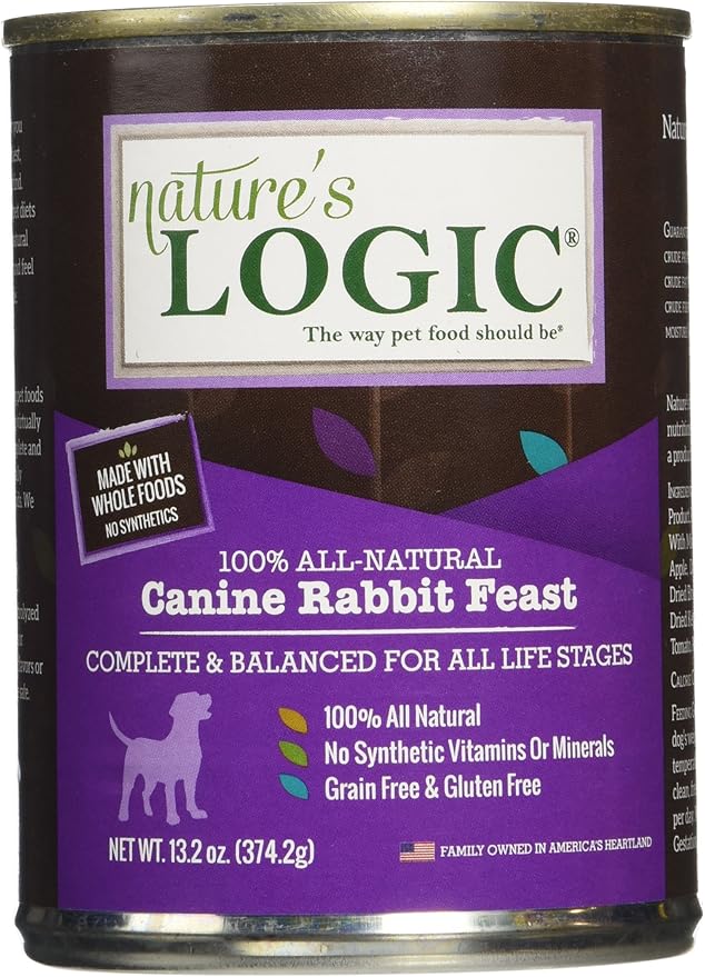 Nature'S Logic Rabbit Canned Dog Food, 1213.2 Oz. Pet Food Pet