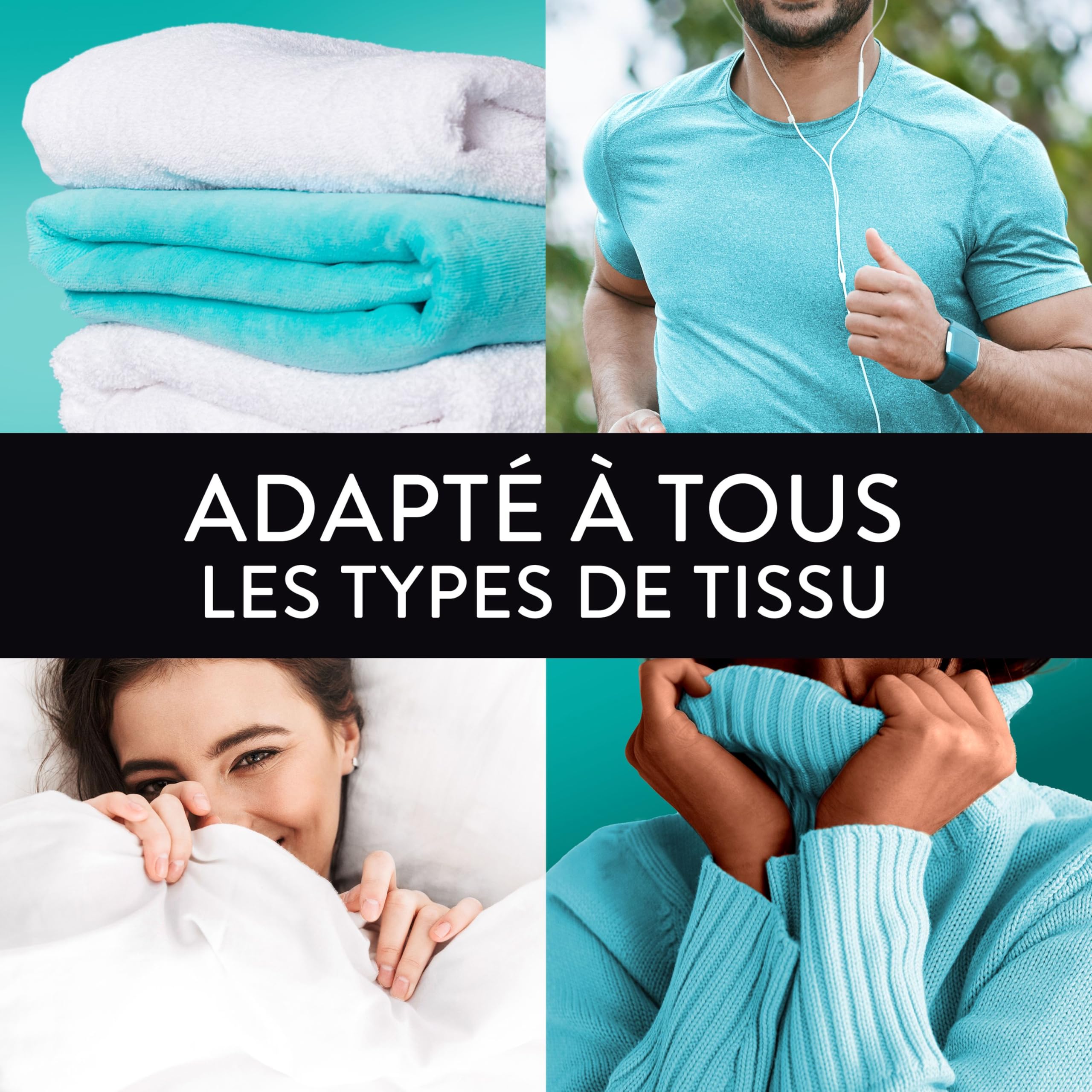 Lenor Unstoppables Aérien, 78 lavages (6 x 155g), Parfum de Linge en Perles Pour un Vent de Fraîcheur Lavage Après Lavage,