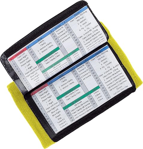 Miniatura 8 de WristCoaches Football Play Wristbands - Youth Quarterback Gear - Wristband Playbook - Softball Wristbands for Signs