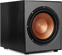 Klipsch R-120SW 12-Inch 400W Powered Subwoofer - Deep Distortion-Free Bass for Home Theater, Black